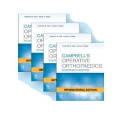 Campbell's Operative Orthopedics (4 Volume Set) 14th International Edition 2021 by Frederick M Azar