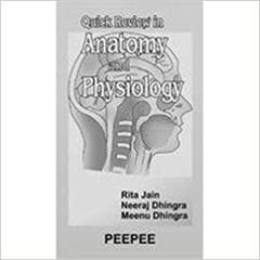 Quick Review In Anatomy & Physiology 1st Edition 2019 By R Jain
