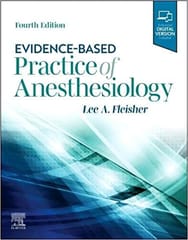 Evidence-Based Practice of Anesthesiology 4th Edition 2022 By Fleisher
