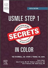 USMLE Step 1 Secrets in Color 5th Edition 2021 By O'Connell