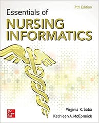 Essentials of Nursing Informatics 7th Edition 2021 By Saba V K