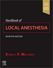 Handbook of Local Anesthesia 7th Edition 2019 By Malamed