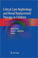 Deep A Critical Care Nephrology And Renal Placement Therapy In Children 2018