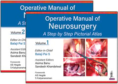 Balaji Pai S Operative Manual of Neurosurgery A Step by Step Pictorial Atlas 1st Edition 2022 Set of 2 Volumes