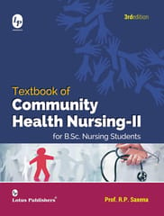 Prof. R.P. Saxsena Textbook Of Community Health Nursing-II For B.Sc. Nursing Students 3rd Edition 2019