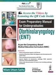 Nilam Uttam Sathe Exam Preparatory Manual For Undergraduates Otorhinolaryngology ENT 1st Edition 2023
