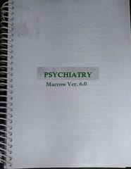 Psychiatry Marrow Notes Ver. 6.0