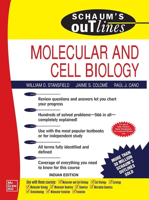 Stansfield W Schaum's Outline Of Molecular And Cell Biology 1st Edition 2020