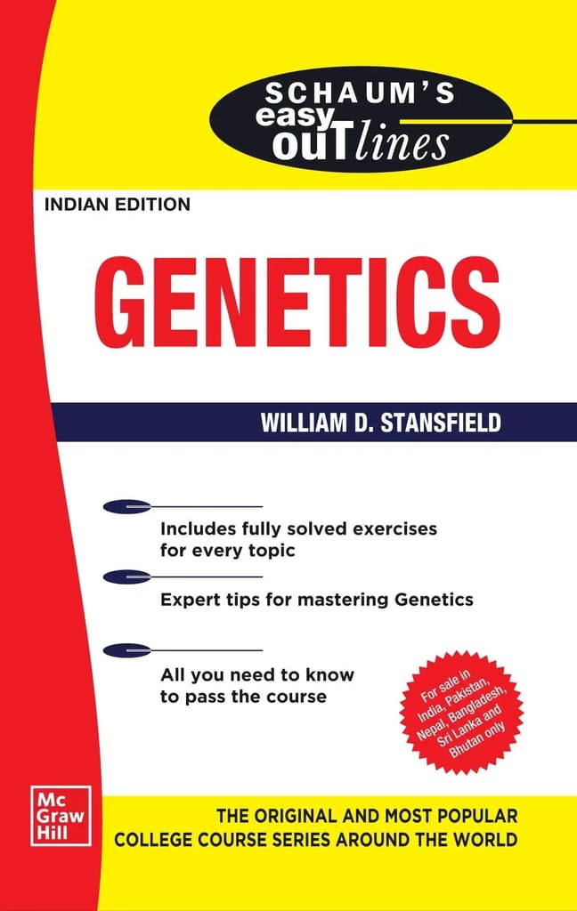 Stansfield W D Schaum's Easy Outlines Of Genetics 1st Edition 2020