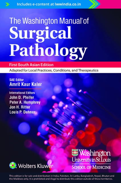 Amrit Kaur Kaler The Washington Manual of Surgical Pathology 1st South Asian Edition 2022