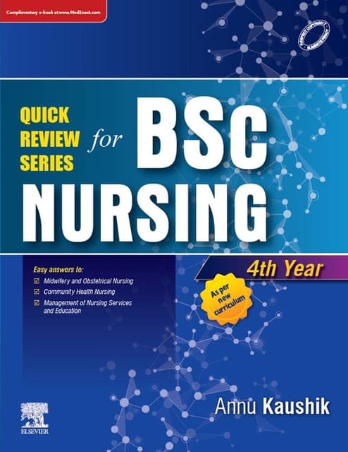 Annu Kaushik Quick Review Series for B.Sc. Nursing 4th Year 2022