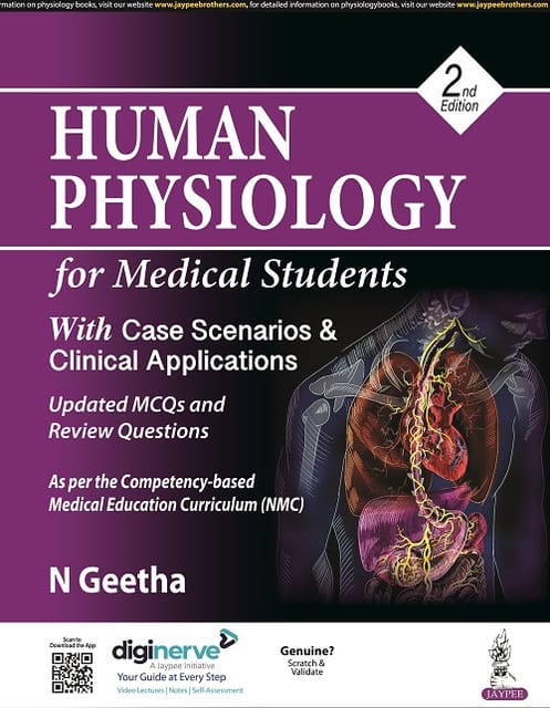 N Geetha Human Physiology for Medical Students 2nd Edition 2023