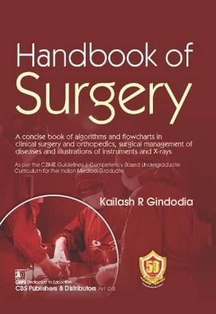 Kailash R Gindodia Handbook of Surgery 2022
