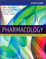 McCuistion Study Guide for Pharmacology 11th Edition 2022
