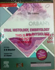 Package of Orban Oral Histology, Embryology & Physiology 16 Edition With Atlas of Oral Histology 3rd Edition 2023 By Kumar & Bhaskar