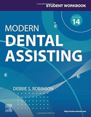 Student Workbook For Modern Dental Assisting With Flashcards 14th Edition 2024 By Robinson D S