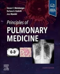 Principles Of Pulmonary Medicine With Access Code 8th Edition 2024 By Weinberger S E