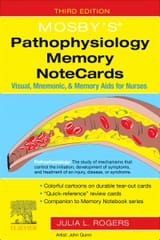Mosbys® Pathophysiology Memory NoteCards 3rd Edition 2023 By Rogers