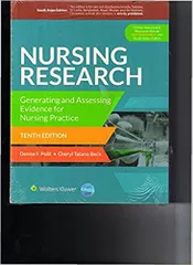 Nursing Research - Generating and Assessing Evidence for Nursing Practice 2016 by Polit