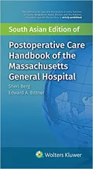 Mgh Postoperative Care Handbook South Asian Edition Of 2017 By Berg