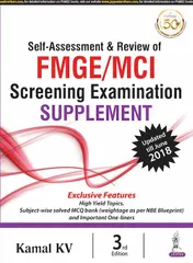 FMGE/MCI Screening Examination Supplement 3rd edition 2018 by Kamal KV