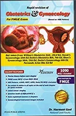 Rapid Revision Of Obstetrics & Gynaecology For FMGE Exam 3rd Edition 2018 By Harmeet Goel
