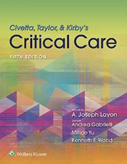 Civetta, Taylor, & Kirby's Critical Care Medicine 5th Edition By  A. Joseph Layon