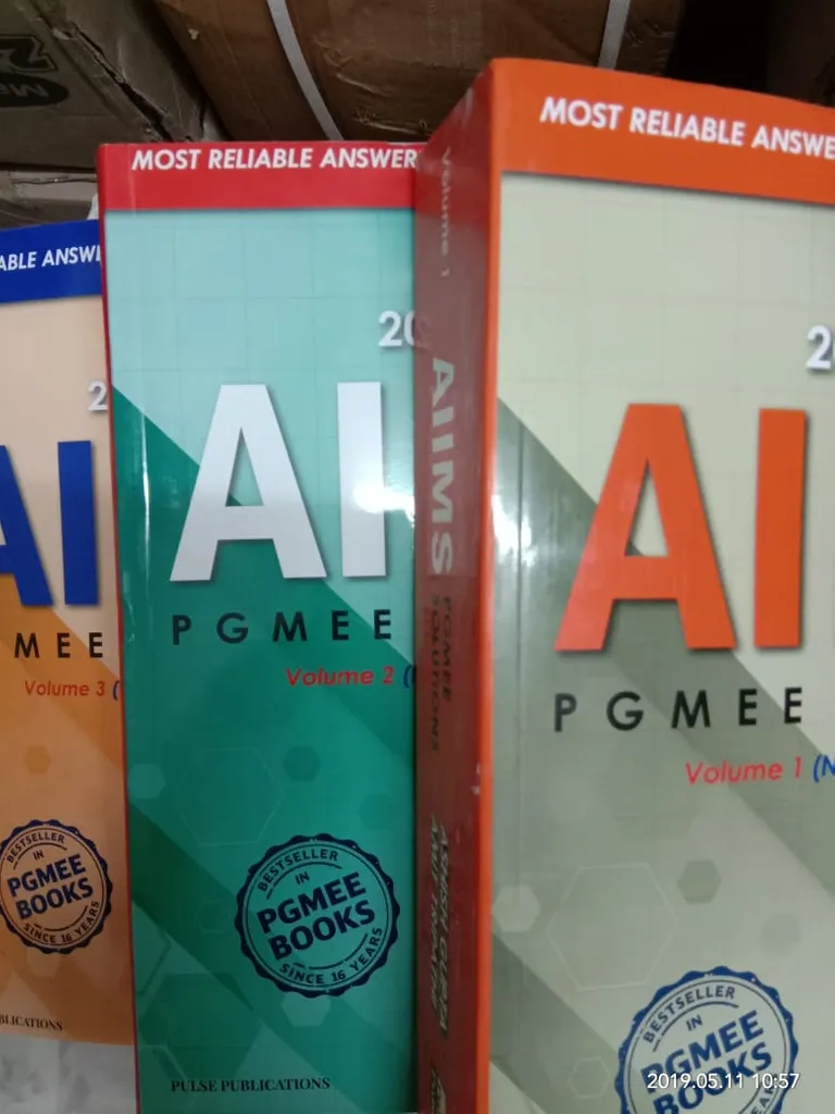 AIIMS PGMEE SOLUTIONS 3 VOLUME SET (NOVEMBER  2018 - May 2017), (NOVEMBER 2016 - MAY 2015 ), (NOVEMBER 2014 - MAY 2013) by Ashish Gupta Amit Tripathi
