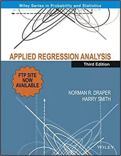 Applied Regression Analysis 3rd Edition 2019 By Norman R. Draper