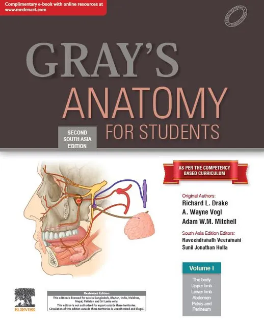 Gray's Anatomy For Students-Second South Asia Edition 2 Volume Set 2019 By Drake