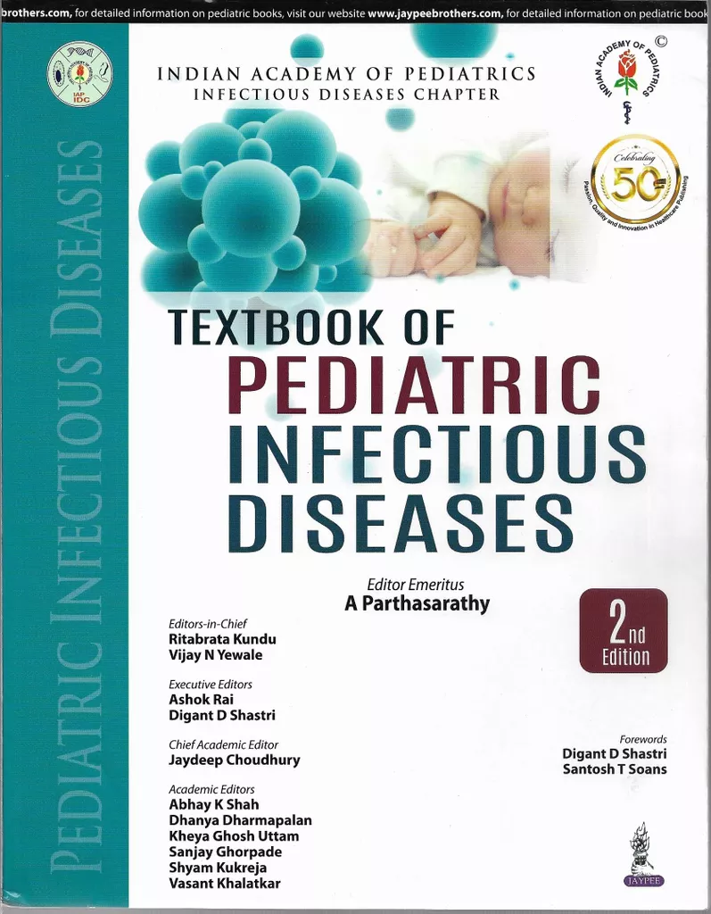 TEXTBOOK OF PEDIATRIC INFECTIOUS DISEASES 2nd EDITION BY PARTHASARATHY