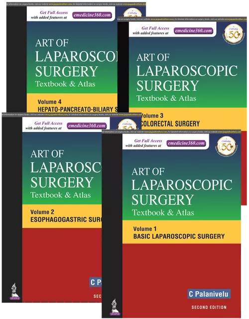 ART OF LAPAROSCOPIC SURGERY 2nd Edition 2020 (4 Volume Set) By C Palanivelu