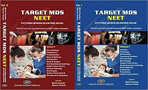 TARGET MDS NEET Pattern Question Bank 2 volume set By Mohit Gautam