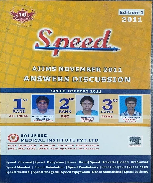 Speed AIIMS November 2011 Answers By Speed Medical Centre