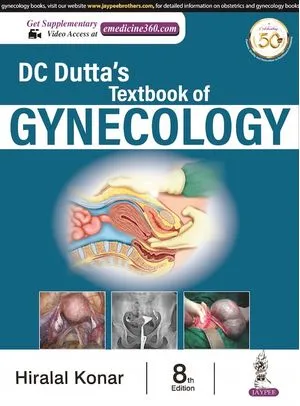 DC Dutta's Textbook of Gynecology 8th Edition 2020 by Hiralal Konar