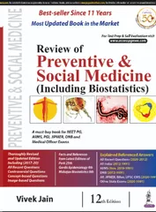 Review of Preventive & Social Medicine (Including Biostatistics) 12th Edition 2020 by Vivek Jain