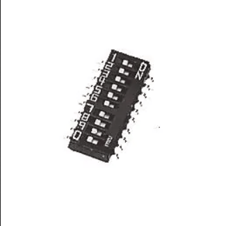 DIP Switches/SIP Switches smd slide 2 pos., J hook, washable with seal tape, 1/2 pitch