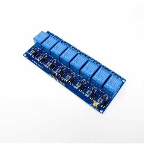 8 Road/Channel Relay Module (with light coupling) 12V