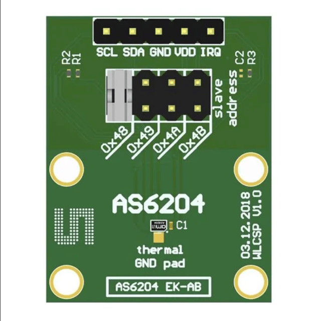Temperature Sensor Development Tools AS6204-EK
