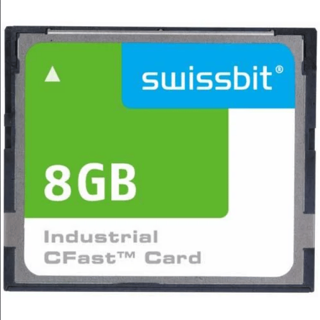 Memory Cards Industrial CFast Card, F-50, 8 GB, MLC Flash, -40 C to +85 C