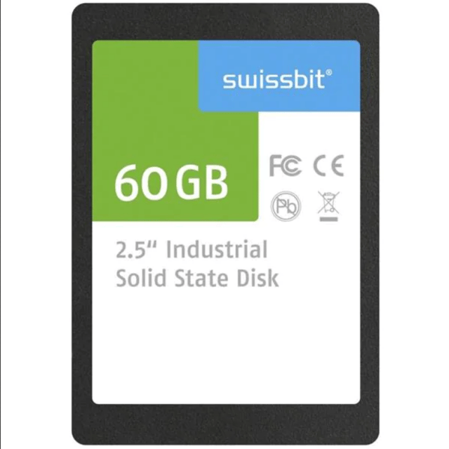Solid State Drives - SSD Industrial SATA SSD 2.5", X-60, 60 GB, MLC Flash, -40 C to +85 C