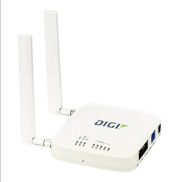 Routers Digi EX12; (2) Eth 10/100, (1) RJ-45 RS232, P/S, antennas, Cellular Cat 4, Certifications: Verizon, AT&T, U.S. and Canada; No Remote Mounting Kit