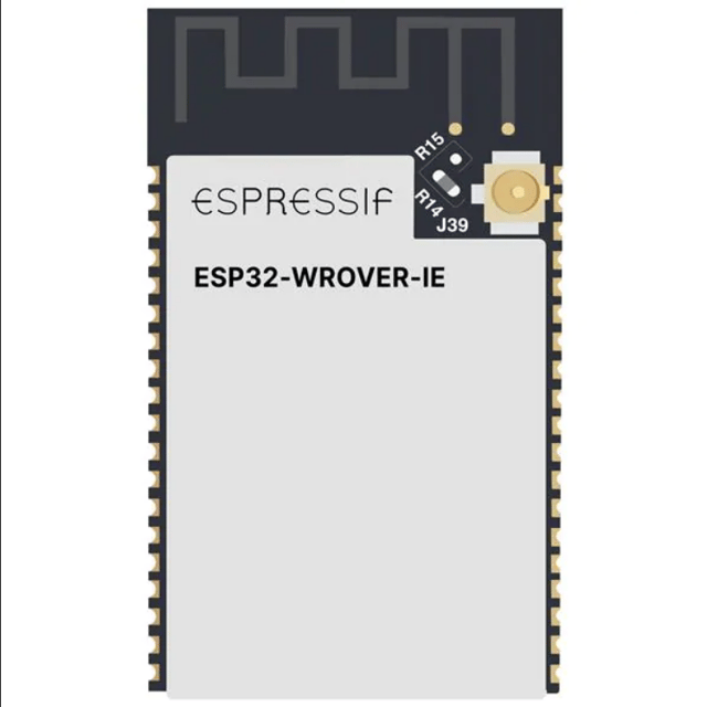 WiFi Modules (802.11) SMD Module ESP32-WROVER-IE, ESP32-D0WD-V3, 3.3V 64Mbit PSRAM, 4 MB SPI flash, IPEX connector