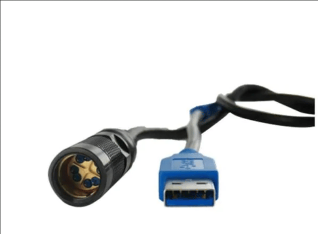 USB Connectors MICROCOM-USB3 PLUG P S W/ BACKSHELL GLAND