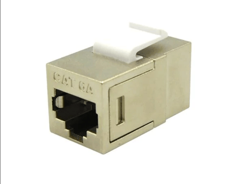 Modular Connectors / Ethernet Connectors SHIELDED CAT 6A RJ45 COUPLER