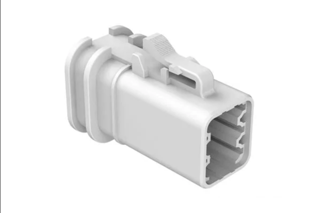Automotive Connectors 6-Position Female Plug, Overmold Compatible, White