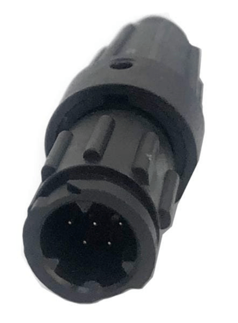 Standard Circular Connector Cable End 2 Pins Solder 315 Backshell