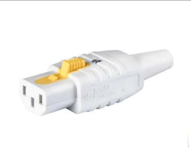AC Power Plugs & Receptacles 4783 IEC Connector C13, Rewireable, 3 x 0.75 mm /18 AWG, White