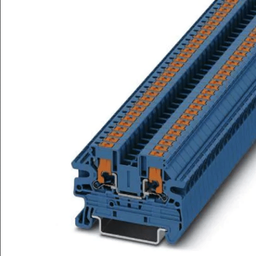 DIN Rail Terminal Blocks Term Block 800V Blue