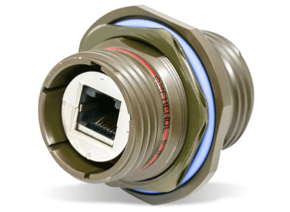 Modular Connectors / Ethernet Connectors Sz 19 Plg Kit w/ EMI Backshell Wire 1.6mm